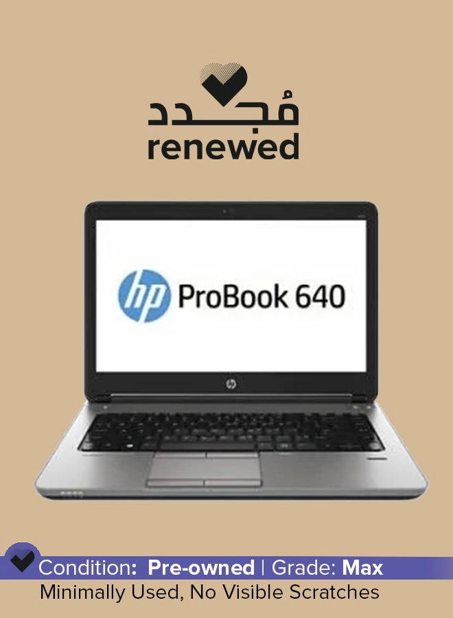(Renewed) PROBOOK 640 G1 - 14'' Core i5-4200M 8GB DDR3 256GB SSD
