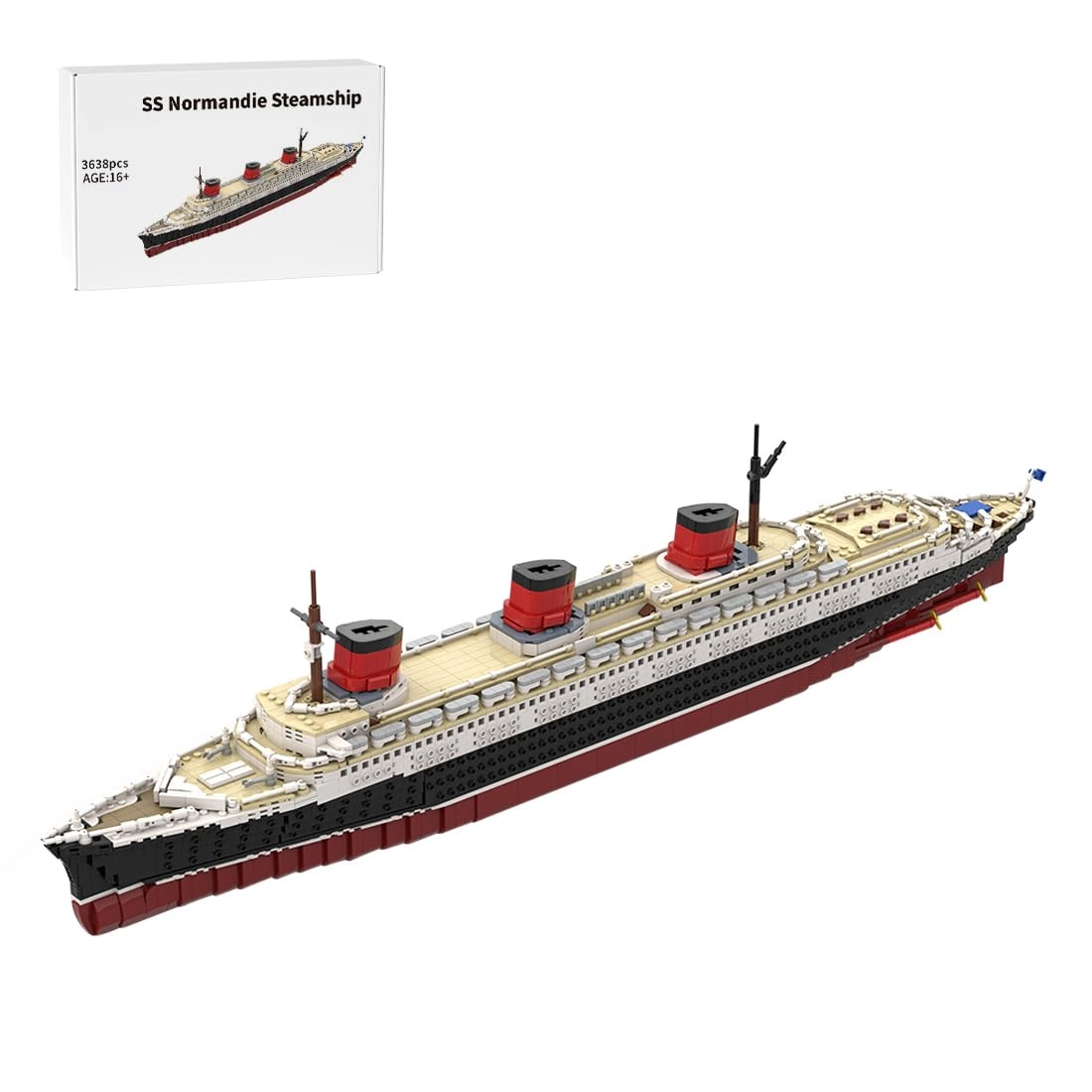 Thinkizen SS Normandy - ocean liner 3638 pcs