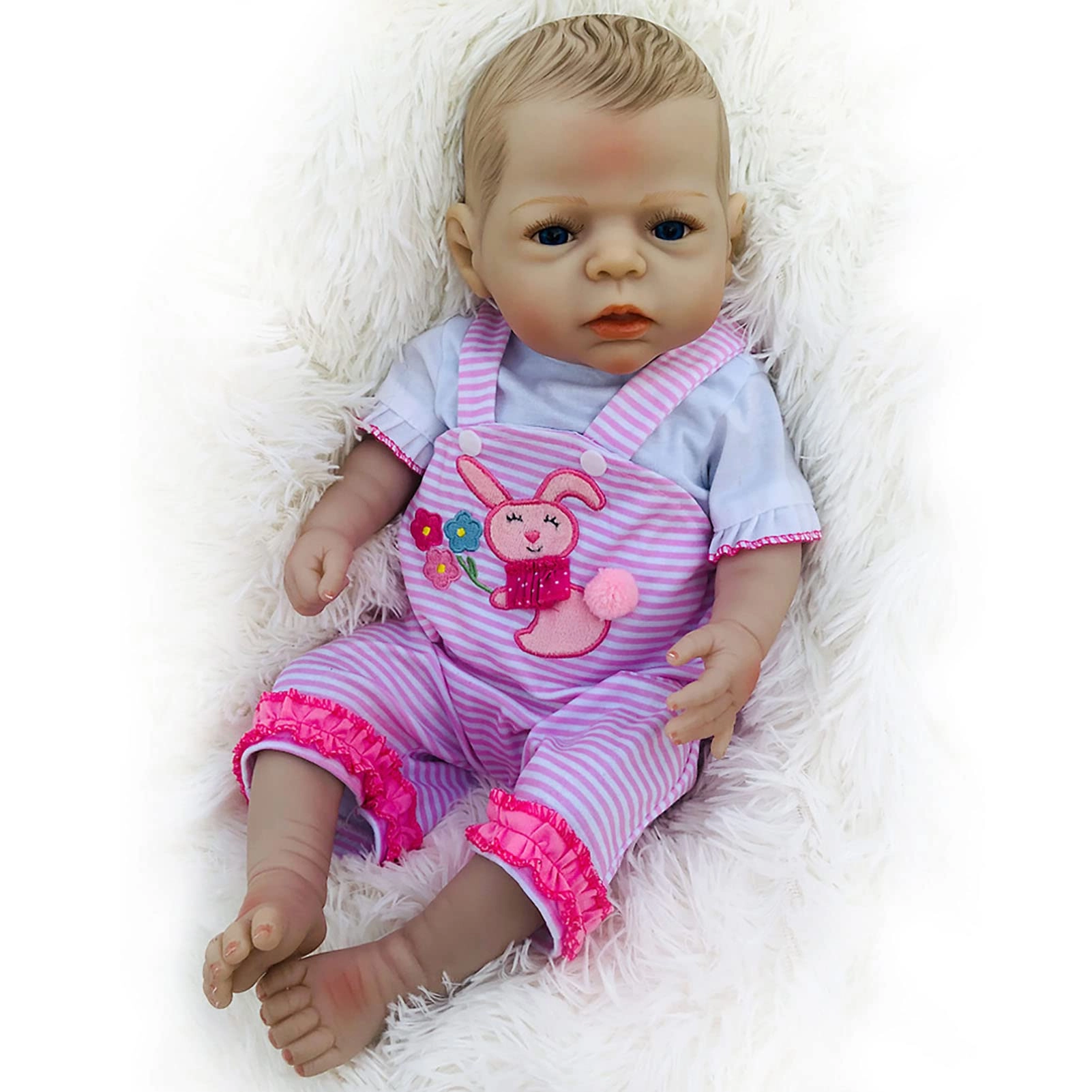 Reborn Baby Doll - 22 Inch Vinyl Girl Ages 3+