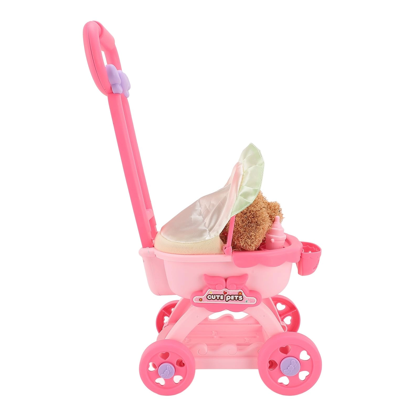 Omquot Pet Doll Stroller - Educational Play Set Teddy Bear
