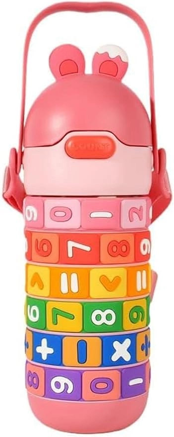 AMANI TRADING FZE UAQ UAE Kids Math's Learning Water Bottle - 430ml