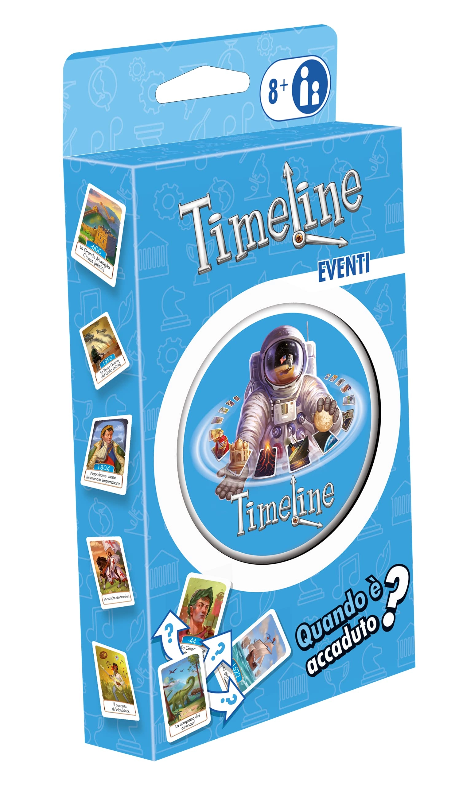 Asmodee Timeline: Historical Events - Card Game (Italian)