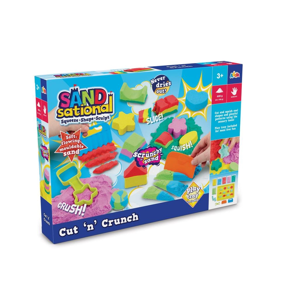 Sandsational Cut N Crunch - 600g 13 moulds 3 tools