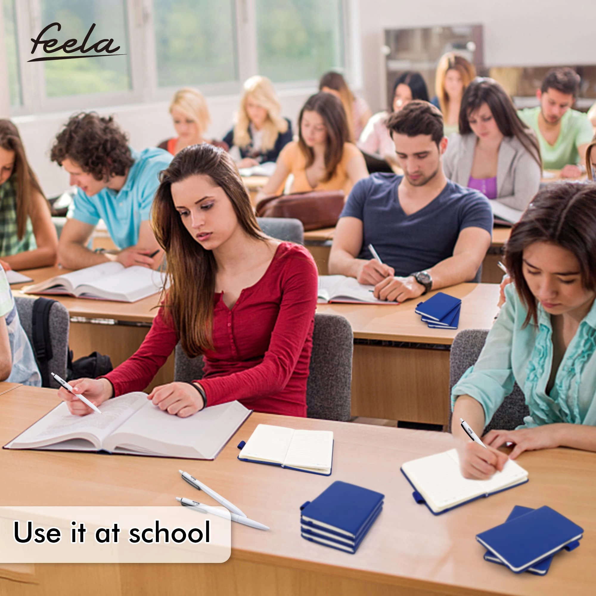 Pocket Notebook A6 Hardcover - Lined 56 Sheets