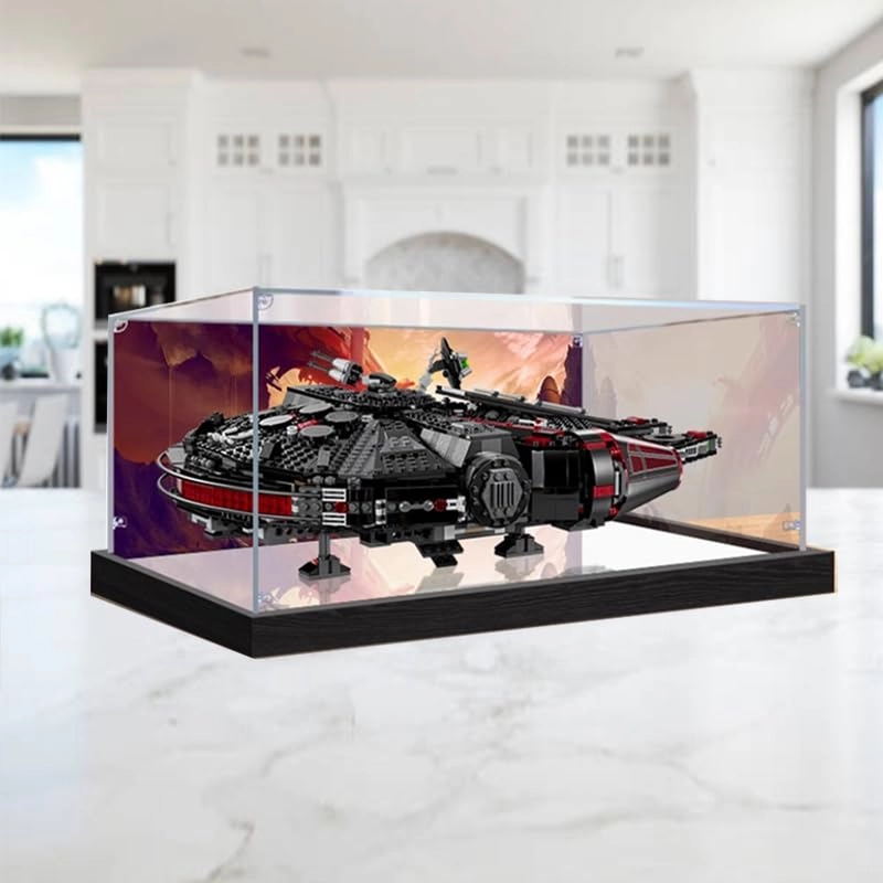 Display Case for LEGO The Dark Falcon Starship 75389 - Acrylic