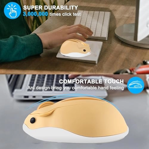 Hamster Shape Optical Mouse - Wireless