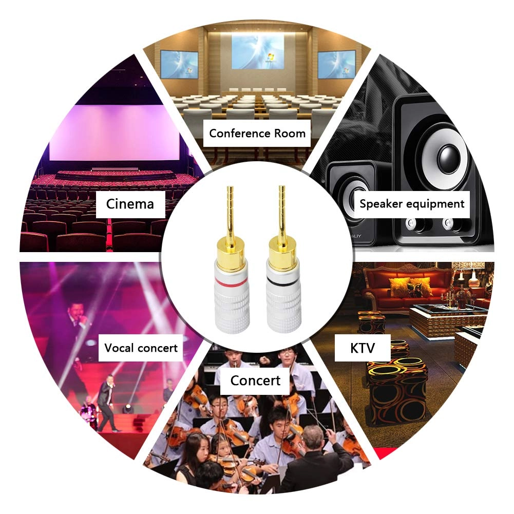 Banana Plug - Gold Plated 2mm Screw Type