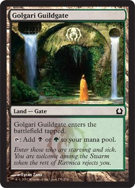 Magic: the Gathering Golgari Guildgate 239 - Return to Ravnica 1pcs