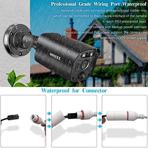 OSX-4KPOE-B80042TB - 4 cameras 8 channels 4K 8.0Megapixel