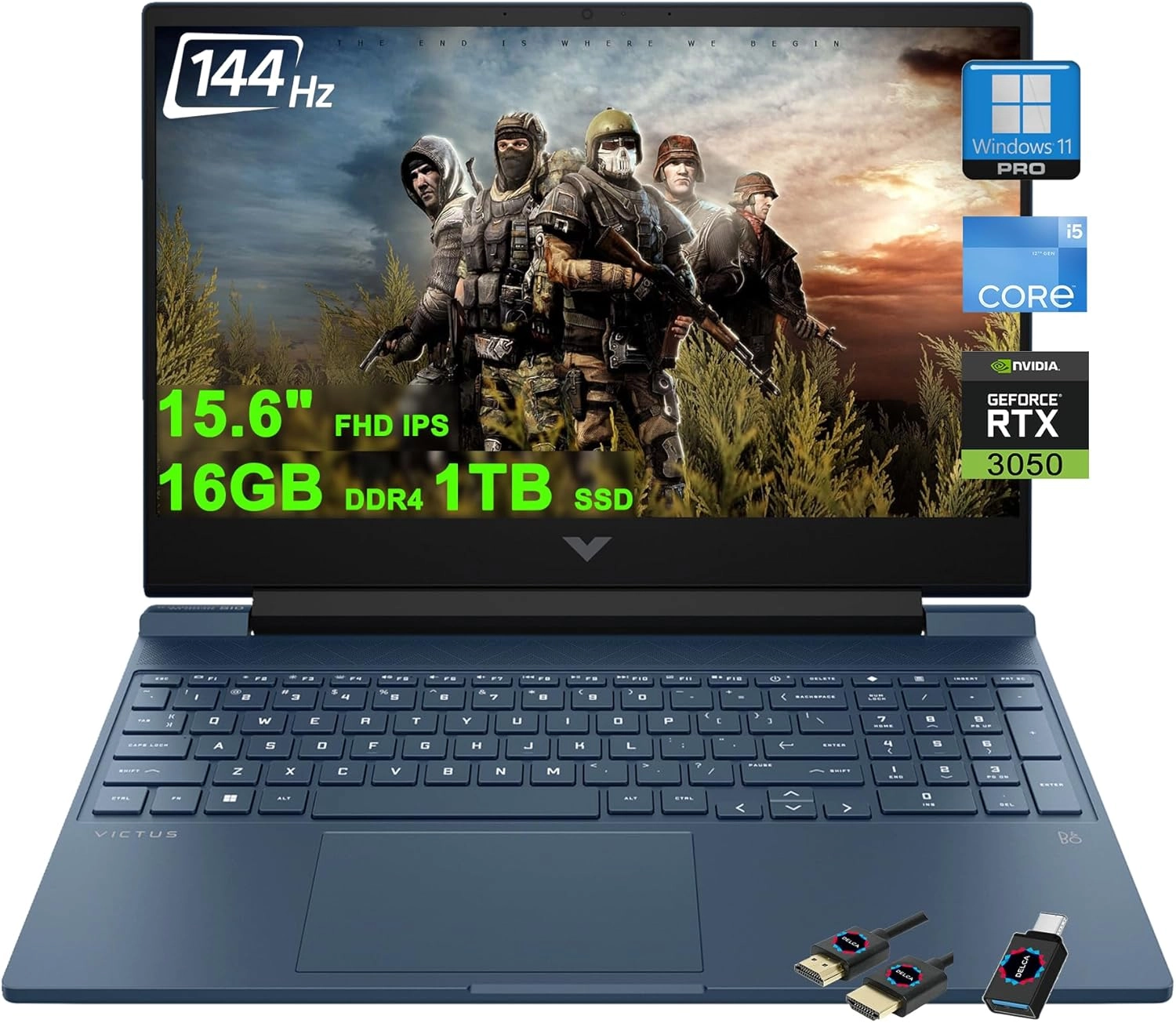 Victus 15 - 15.6'' Core i5-12450H 16GB DDR4 1TB SSD