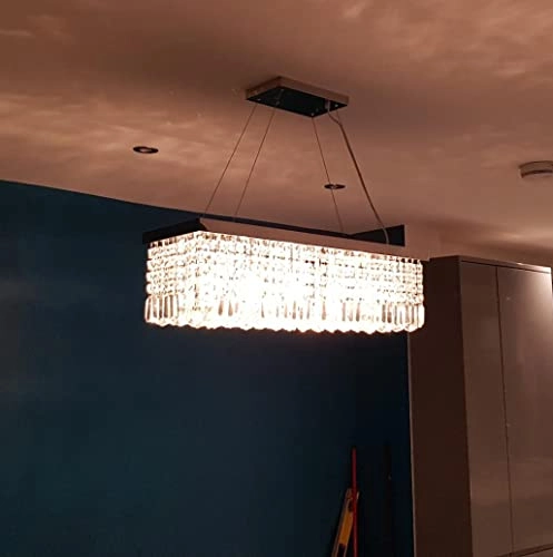 Modern Crystal Chandelier - Dimmable