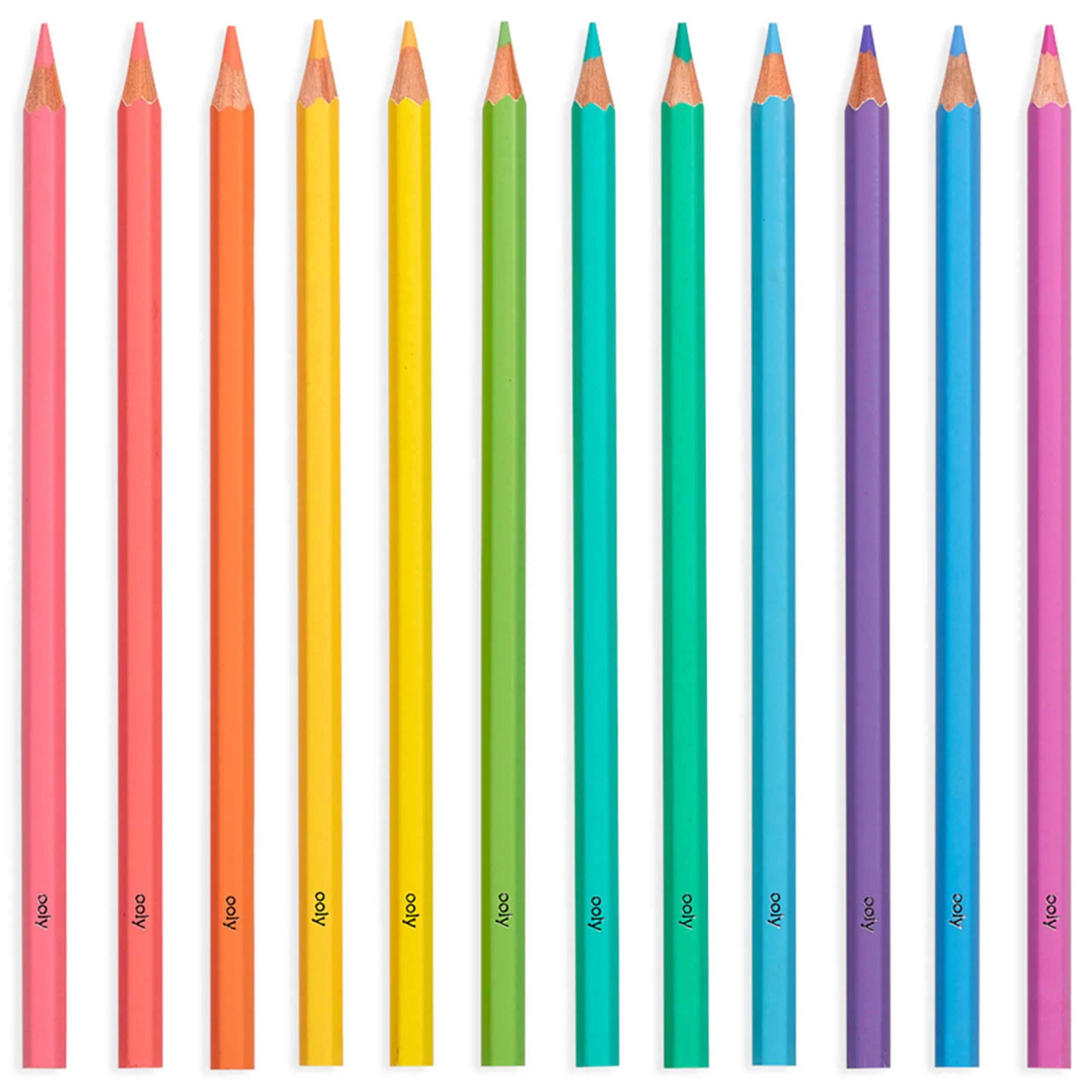 Pastel Hues Coloured Pencils - 12