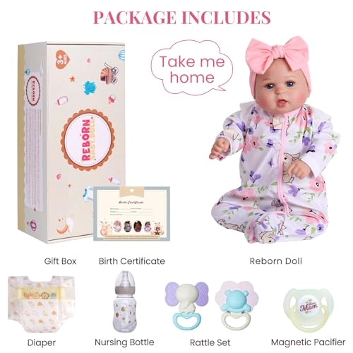 Reborn Baby Doll - 20 Inch Vinyl Girl Ages 3+