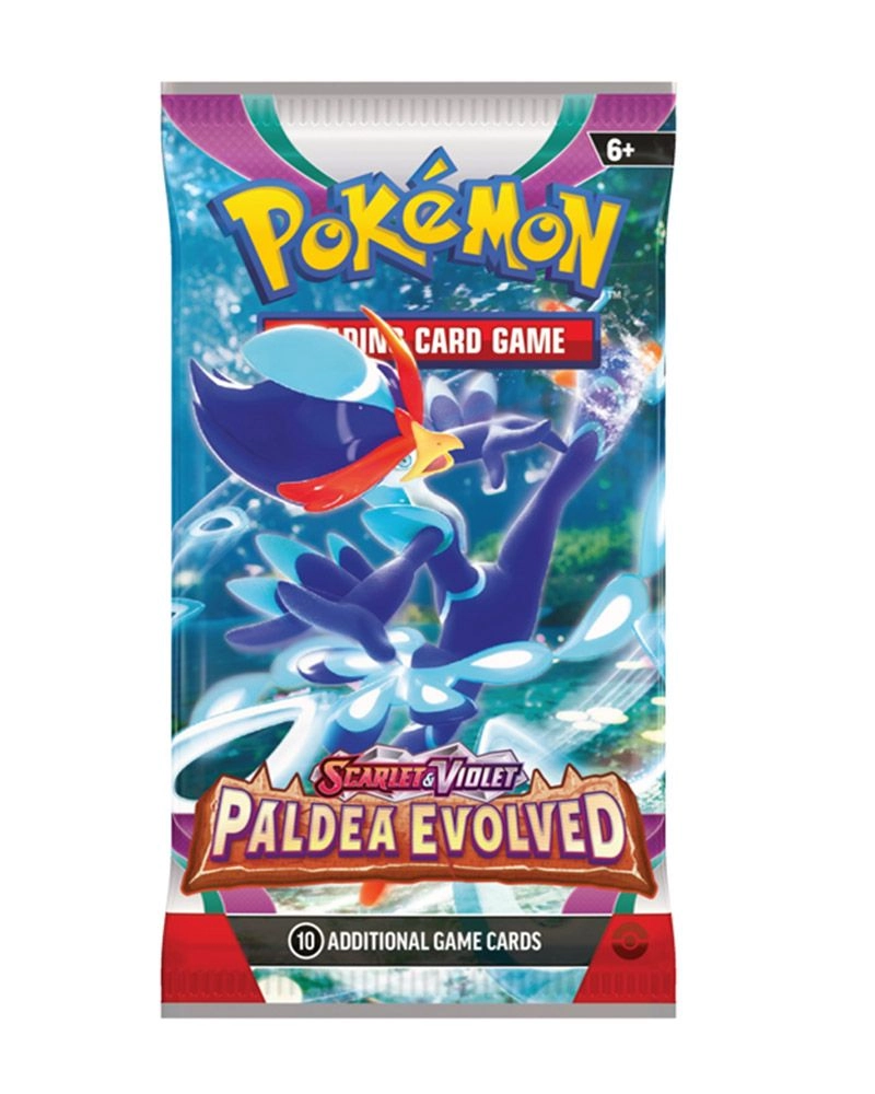 Pokemon Scarlet & Violet Paldea Evolved Booster Pack - 10pcs