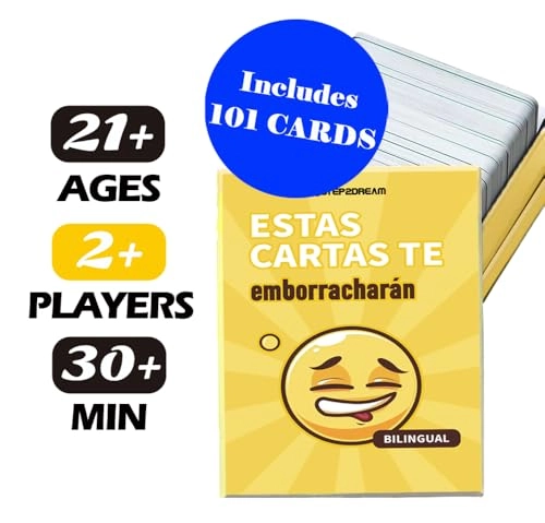 Drinking Card Game - Bilingual English and Spanish 21 years and up