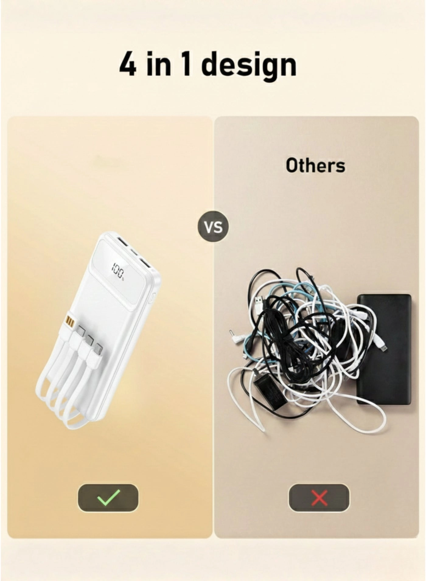 N17 - 10000mAh 22.5W Fast charging 2 USB 1 Type-C