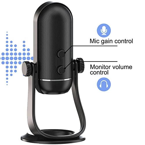 AM-C9 USB+3.5mm-Mini-Jack Microphone