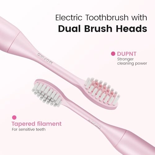 Sonic Electric Toothbrush - Pink USB Travel-friendly