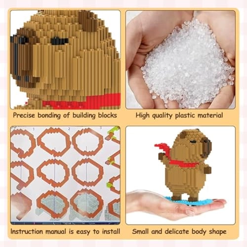 Capybara Mini Building Blocks - 1606pcs