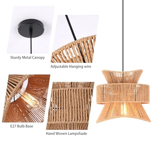 Rattan Chandelier