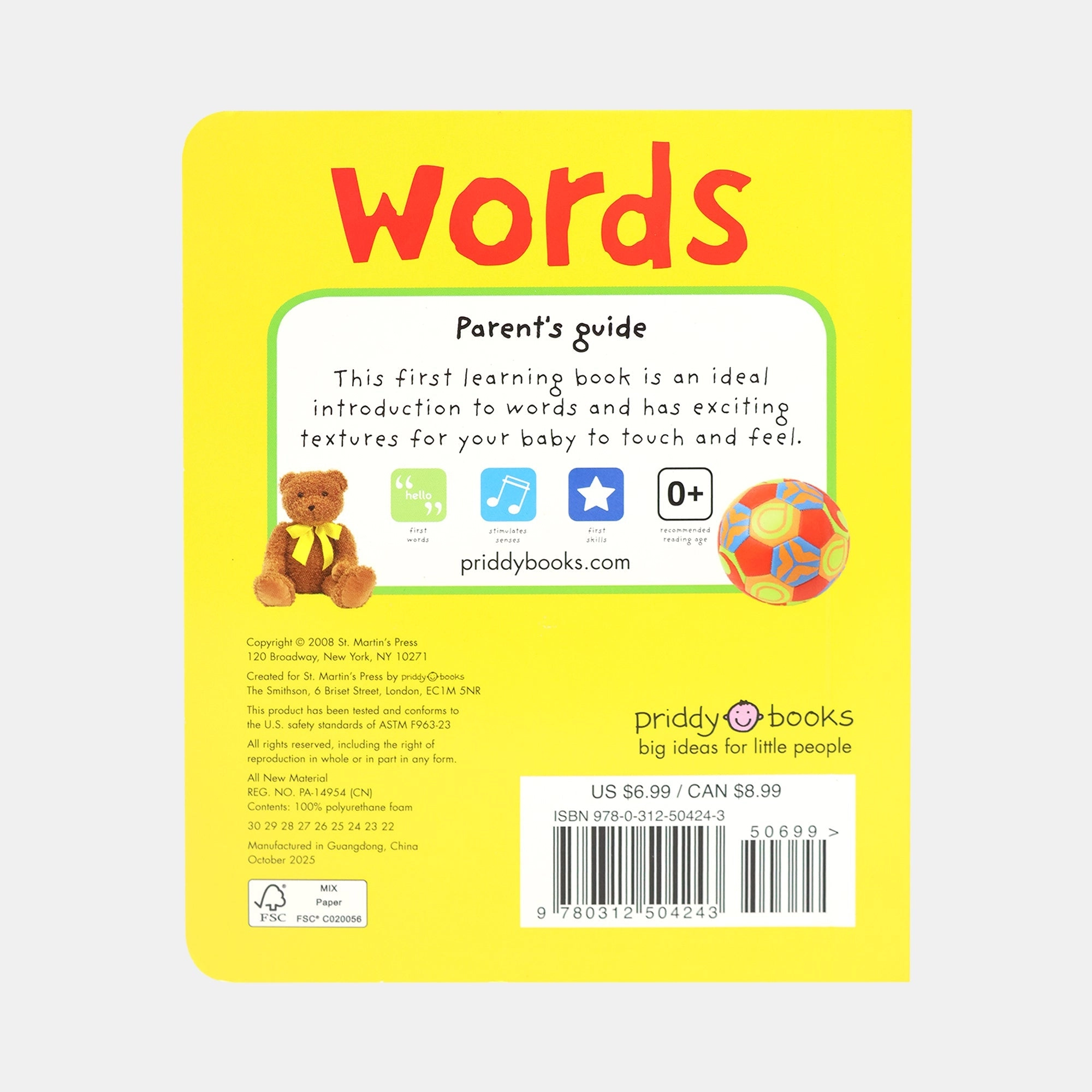 Bright Baby Touch & Feel Words
