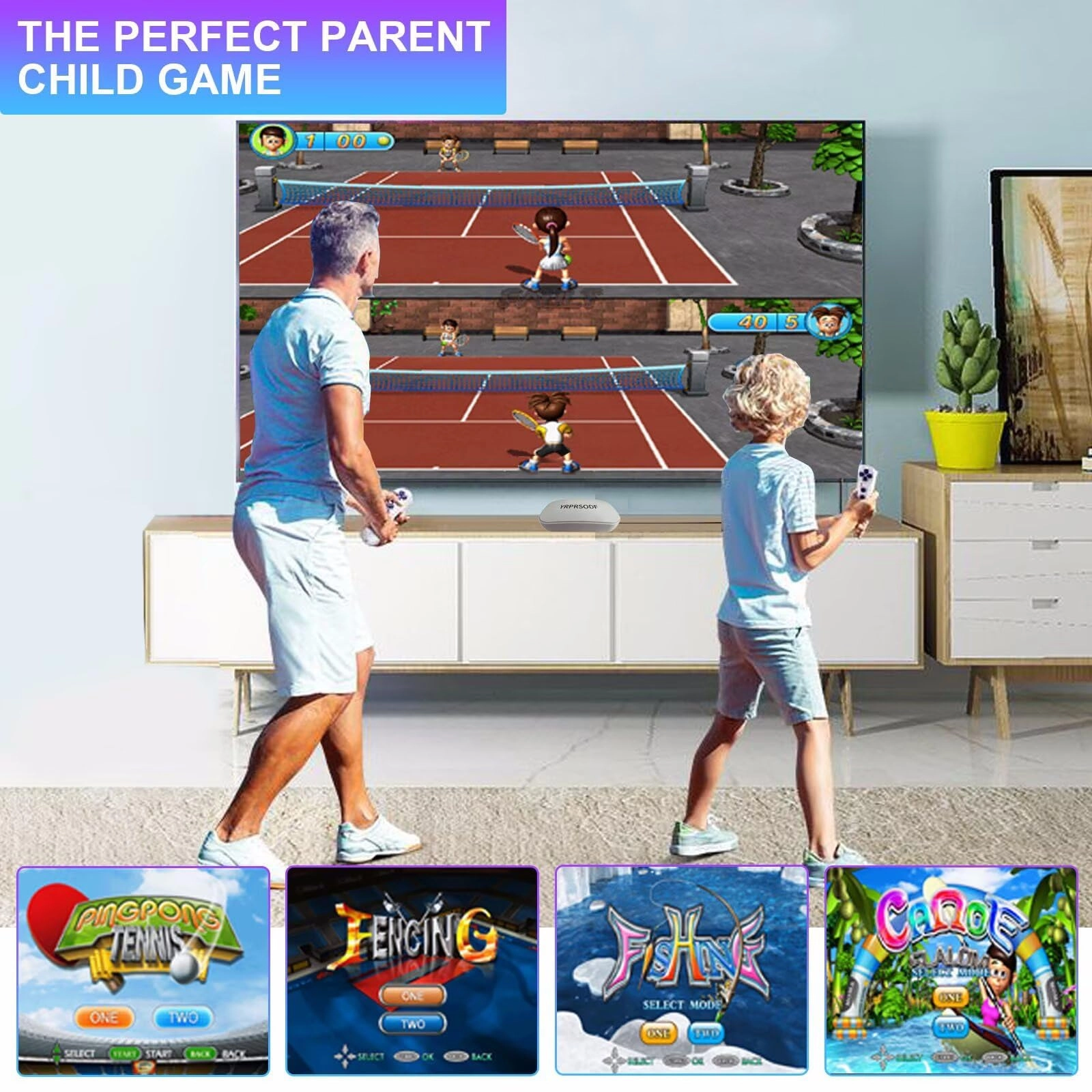 TV Game Console - 100+ Games 2.4G Wireless Somatosensory Control