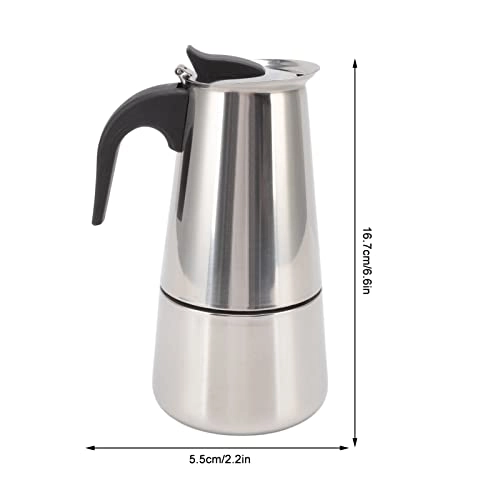 Moka pot - 200ml Stainless steel