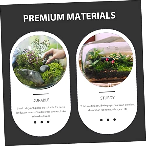 Miniature Telegraph Pole - 30 pcs 1：87