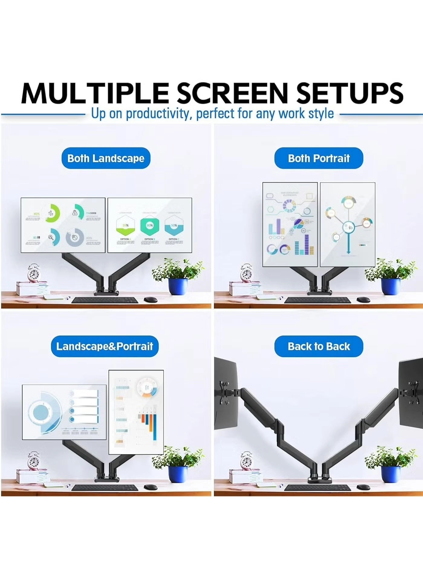F160 - 17 to 32 inches 75x75mm 100x100mm