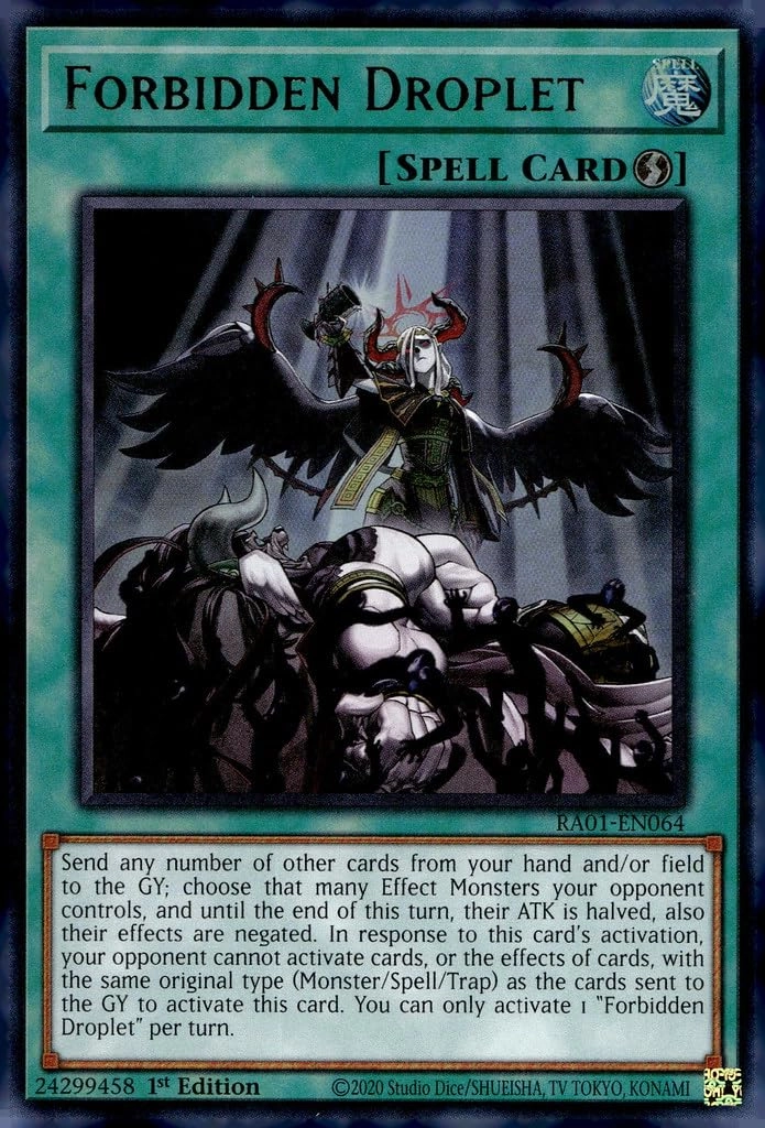 Yu-Gi-Oh! Forbidden Droplet - 1st Edition RA01-EN064