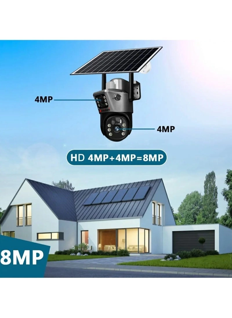 4G Smart Solar Security Camera 8MP