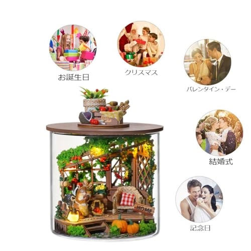 Miniature Dollhouse Kit - Dark magic mixed with gothic 1：24