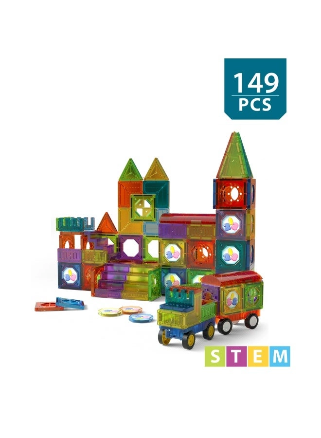 Magnetic Building Tiles - 149 pcs
