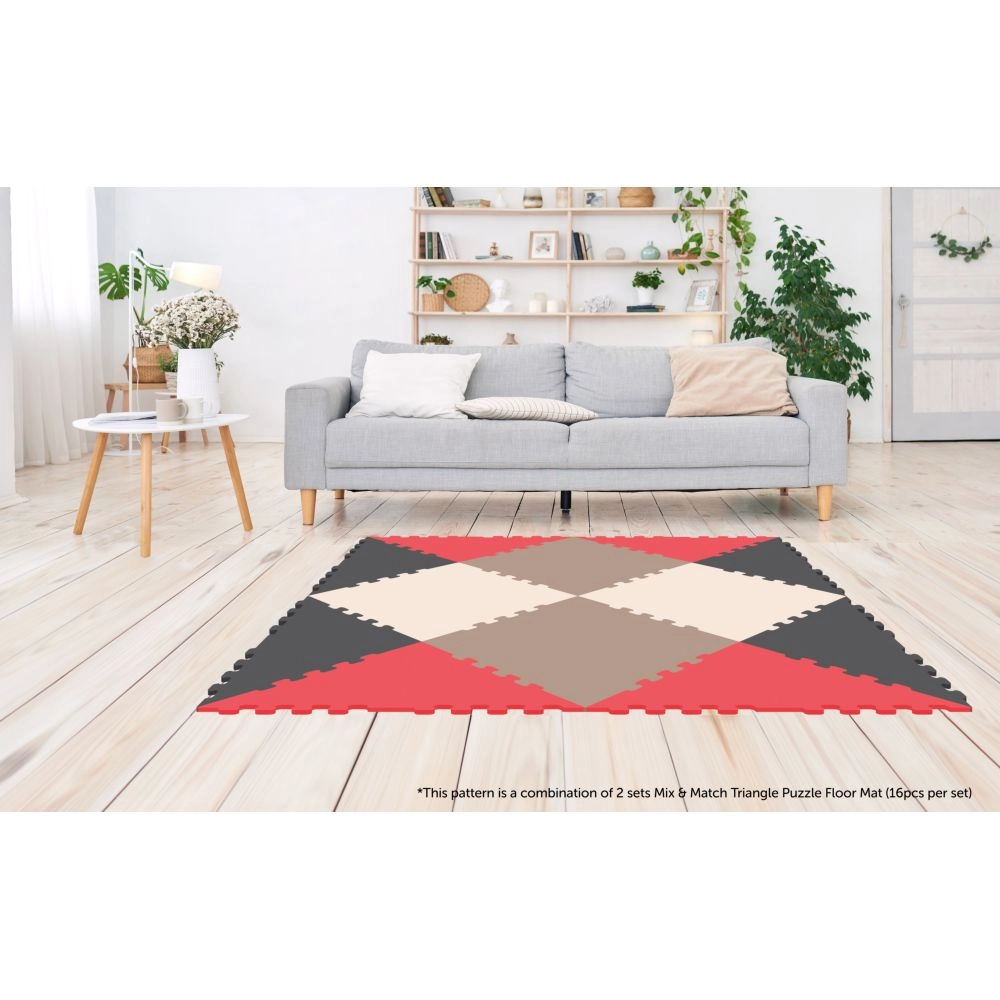 Triangle Puzzle Floor Mat - 10 Months