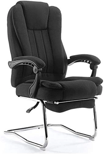 Reclining Chair - Fabric Cotton Black