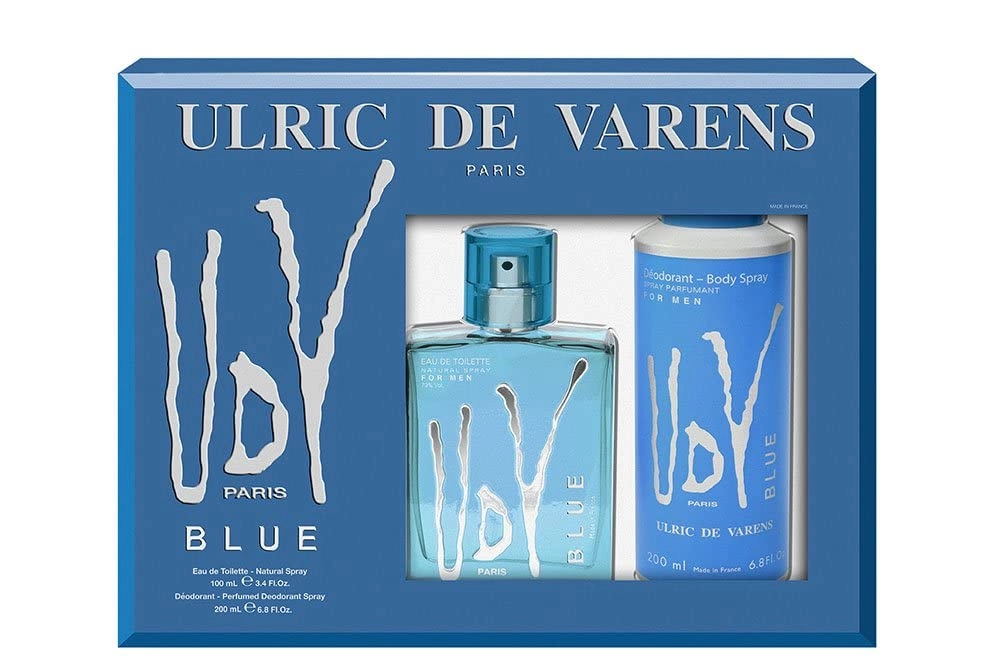 Ulric de Varens Blue Eau de Toilette - 100ml + Blue Deodorant - 200ml