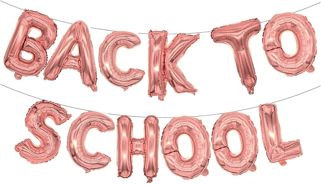 Back To School Foil Balloon - 12pcs