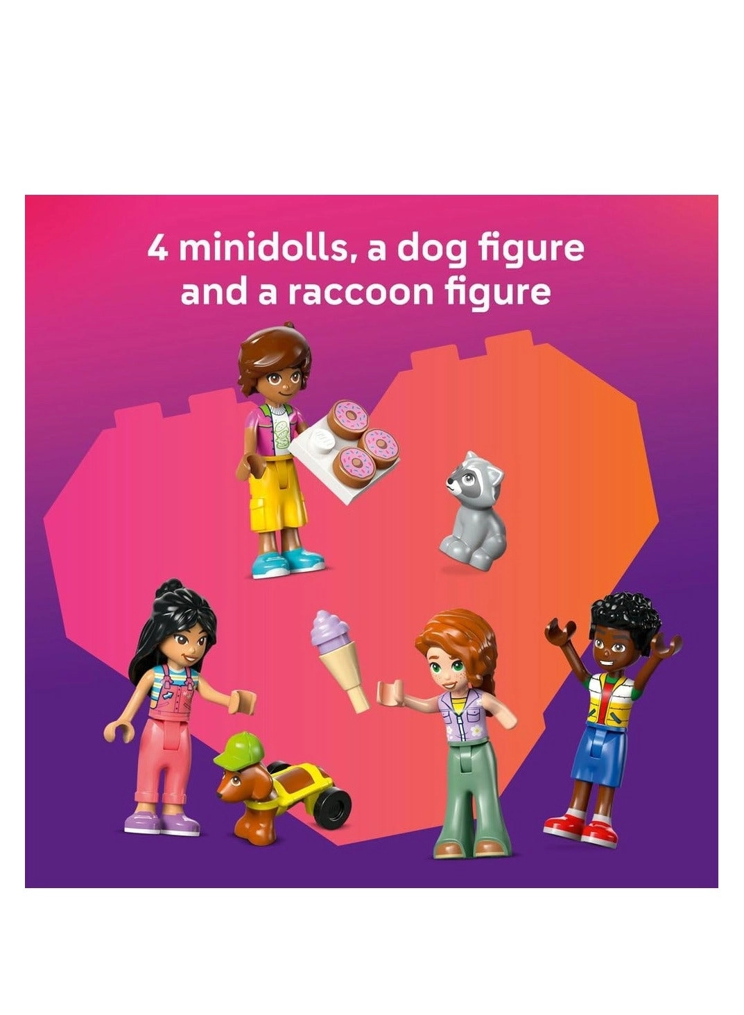 LEGO Friends Friendship Tree House Hangout (42652) - 4 Minidoll 2 Animal Figures