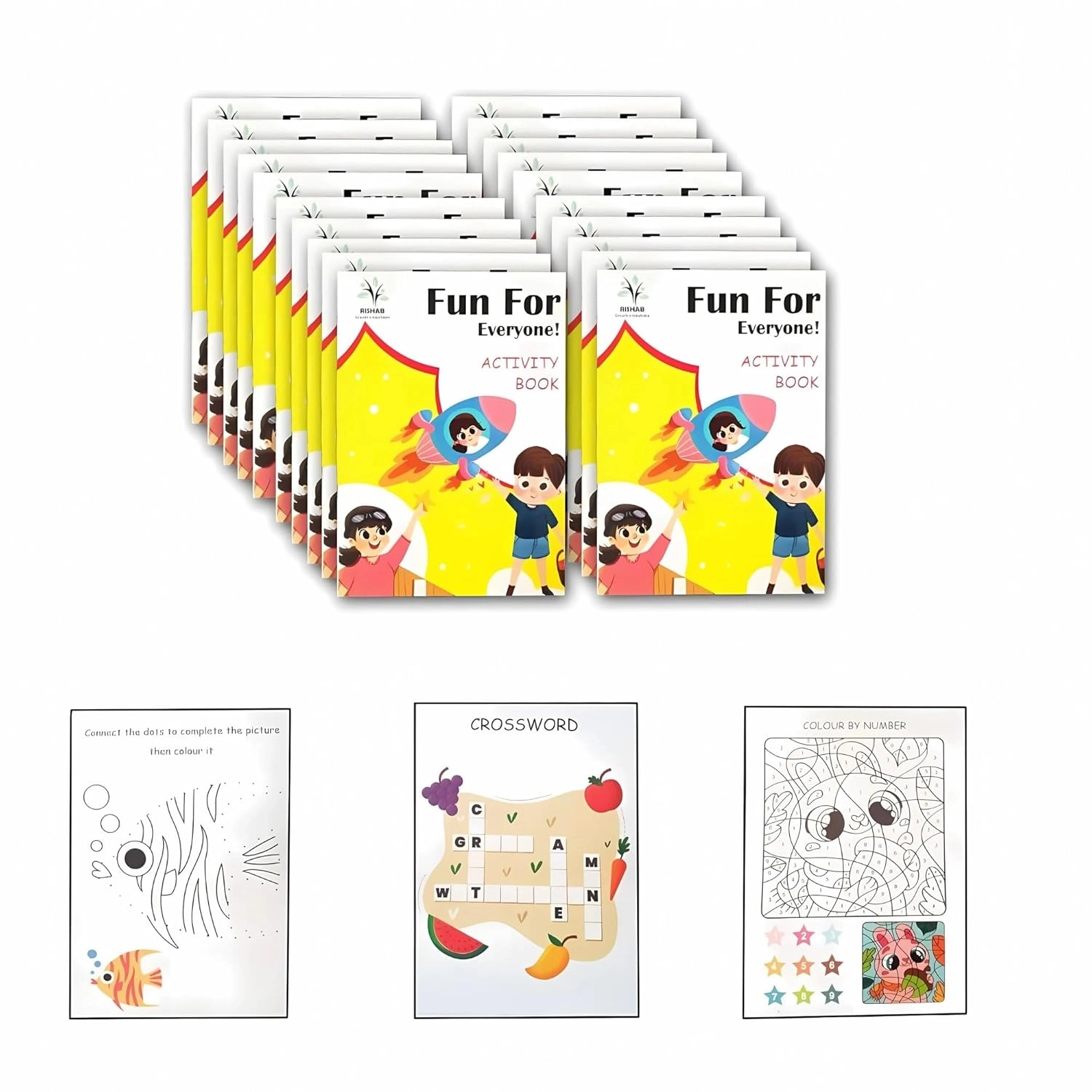 Birthday Popper Activity Books - 3+ years 15 pcs
