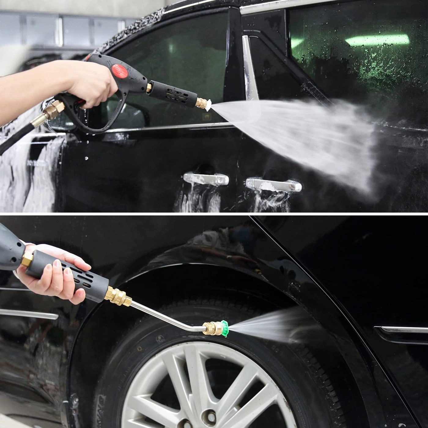 High Pressure Washer Gun - 4000 PSI 7 Inch Extension