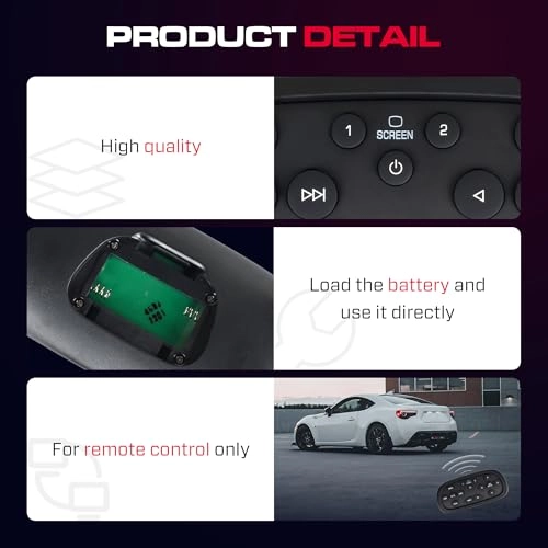 84012997 Rear Overhead Consoles DVD Entertainment Remote Control - Chevrolet GMC Cadillac Buick