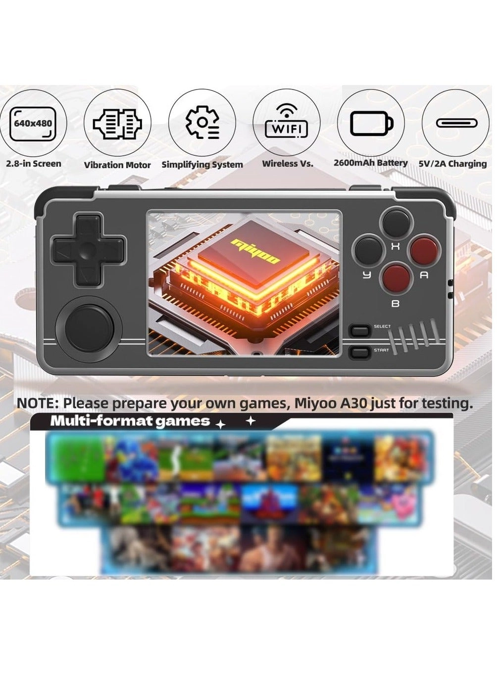 A30 - 2.8-inch 640x480 2600mAh Bundle