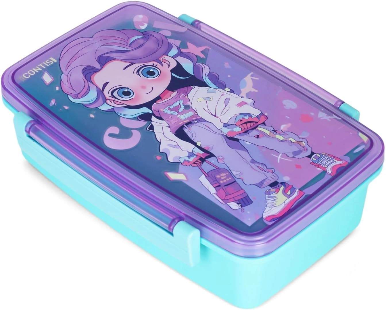 Bento Lunch Box - Cite Girl Pink 1000ml