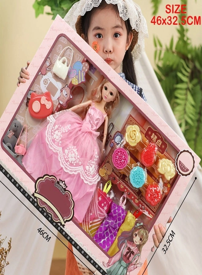 Barbie Princess Playset - 46CM Pink Ages 1+