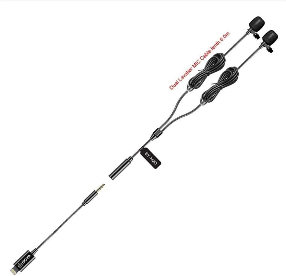BY -M2D Lightning+3.5mm-Mini-Jack Microphone