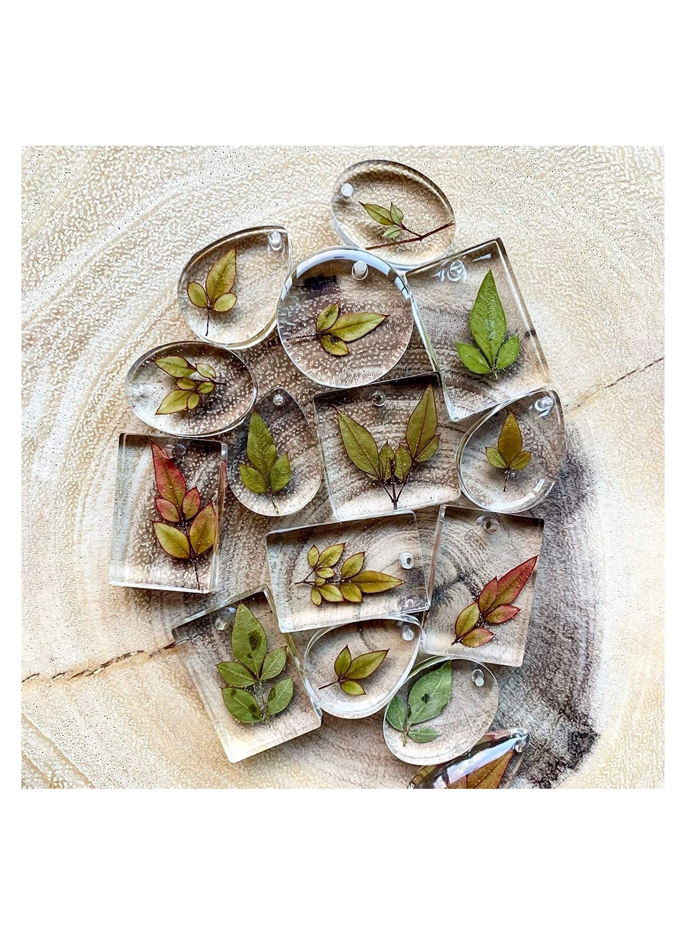 Silicone Resin Molds - 20 Pcs Keychain Rings