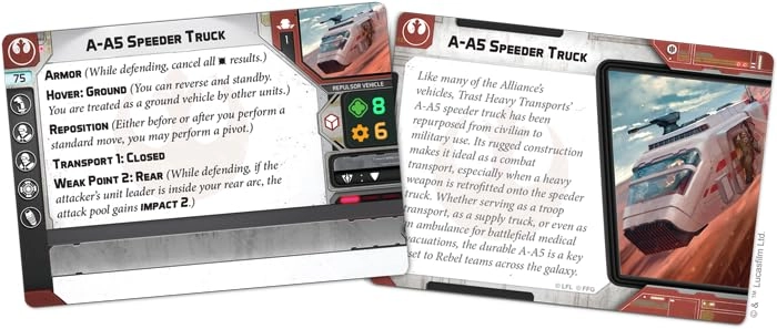 Star Wars Legion: A-A5 Speeder Truck Expansion - Miniatures Game