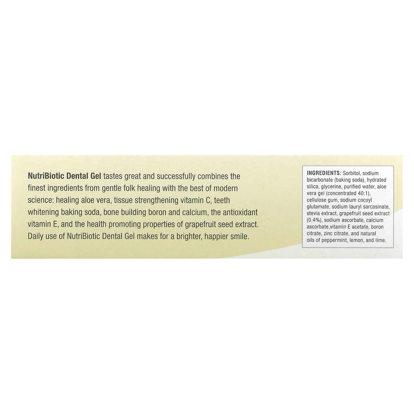 Dental Gel Peppermint Toothpaste 128 g