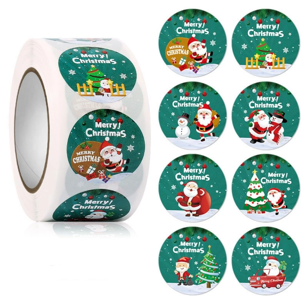 FEIFEI'S BOW Christmas Stickers - 500pcs
