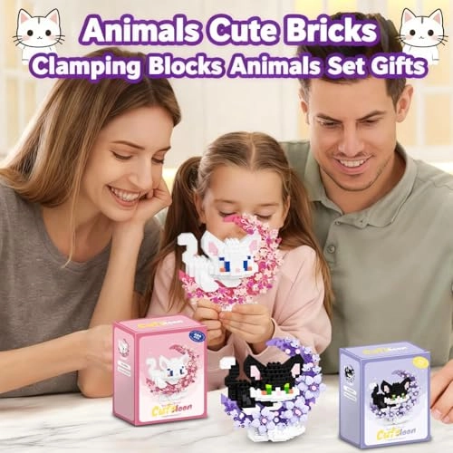 Cat Building Blocks - 2 pcs